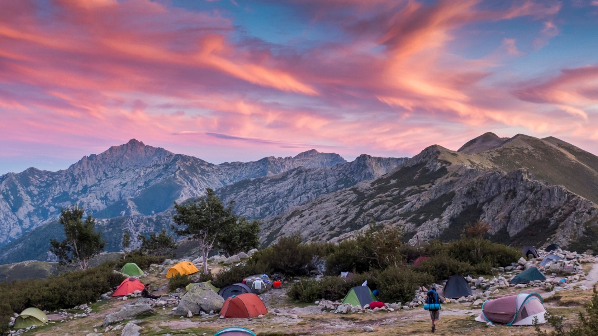 GR20 Korsika Zeltplatz